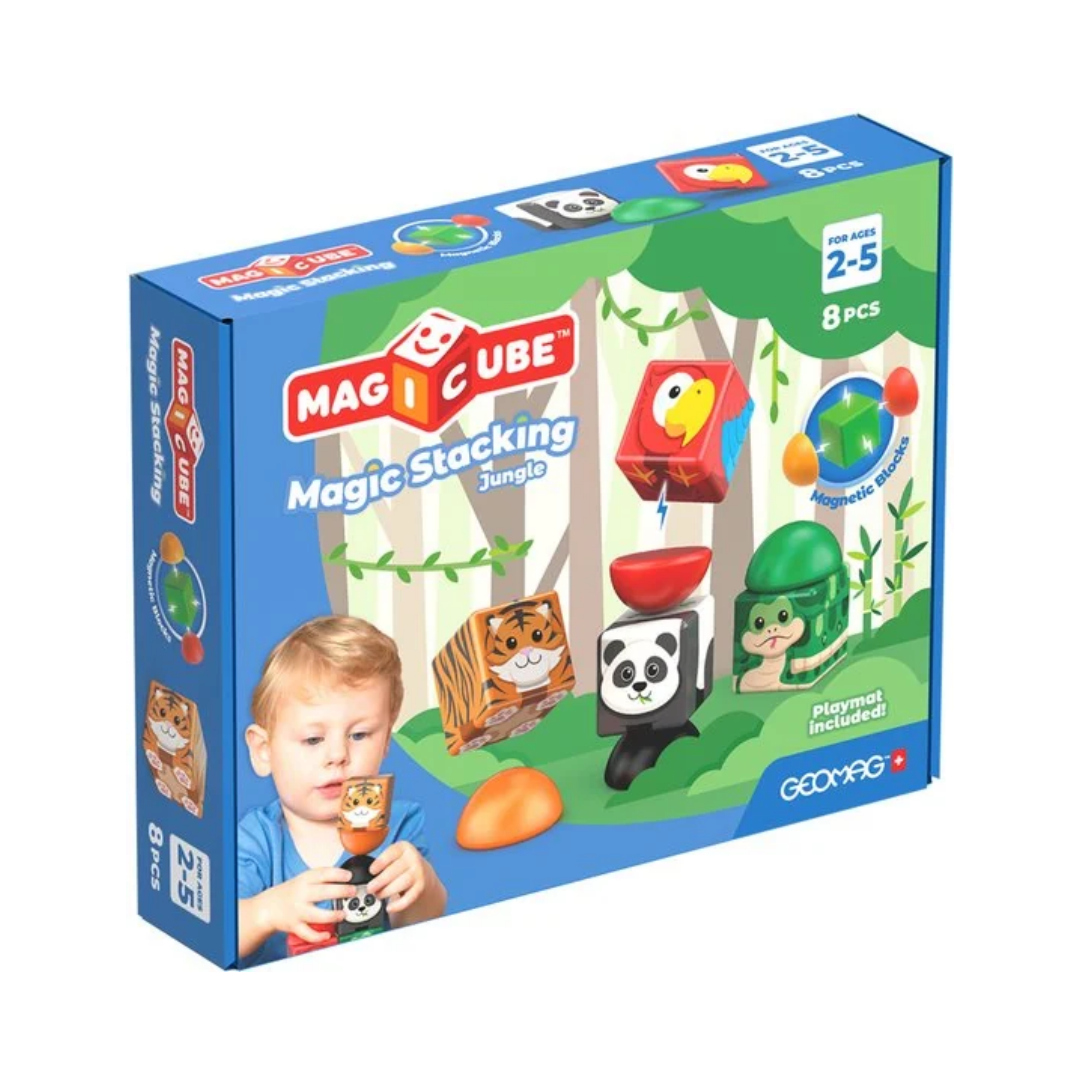 Geomag Magicube stacking Jungle 8 pcs