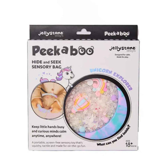 Jellystone Peekaboo Unicorn sensory bag
