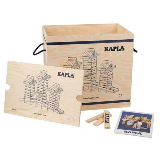 Kapla Houten box met 500 plankjes