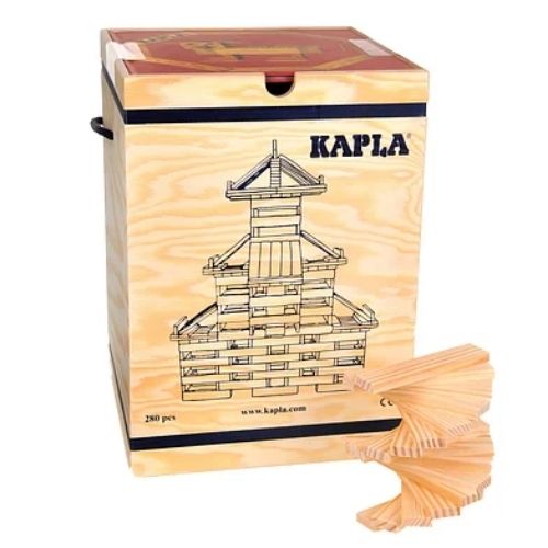 Coffret en bois de 280 planches Kapla