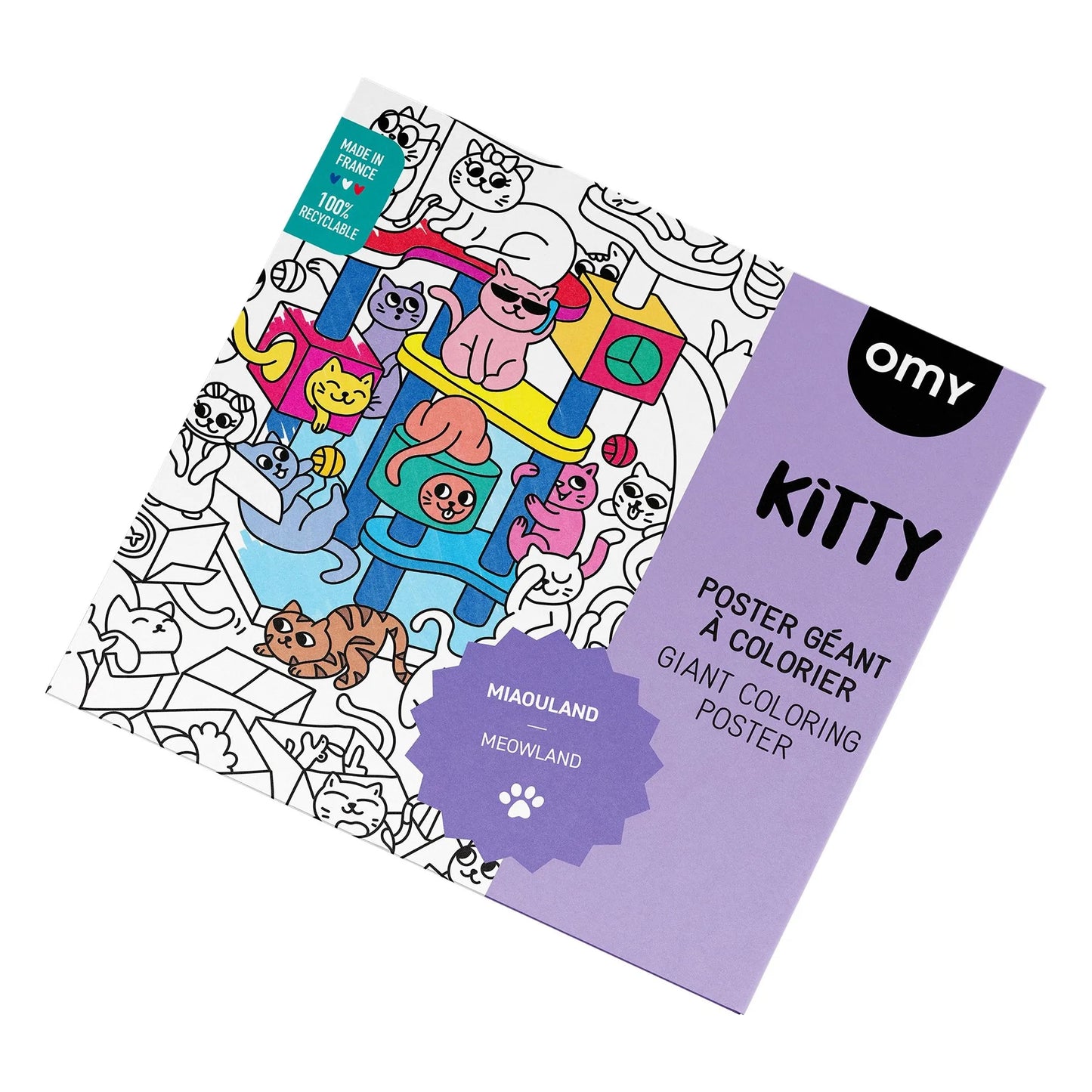 OMY kleurposter Kitty