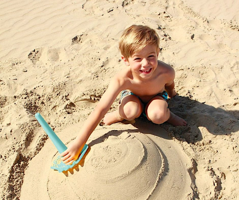 Op het strand