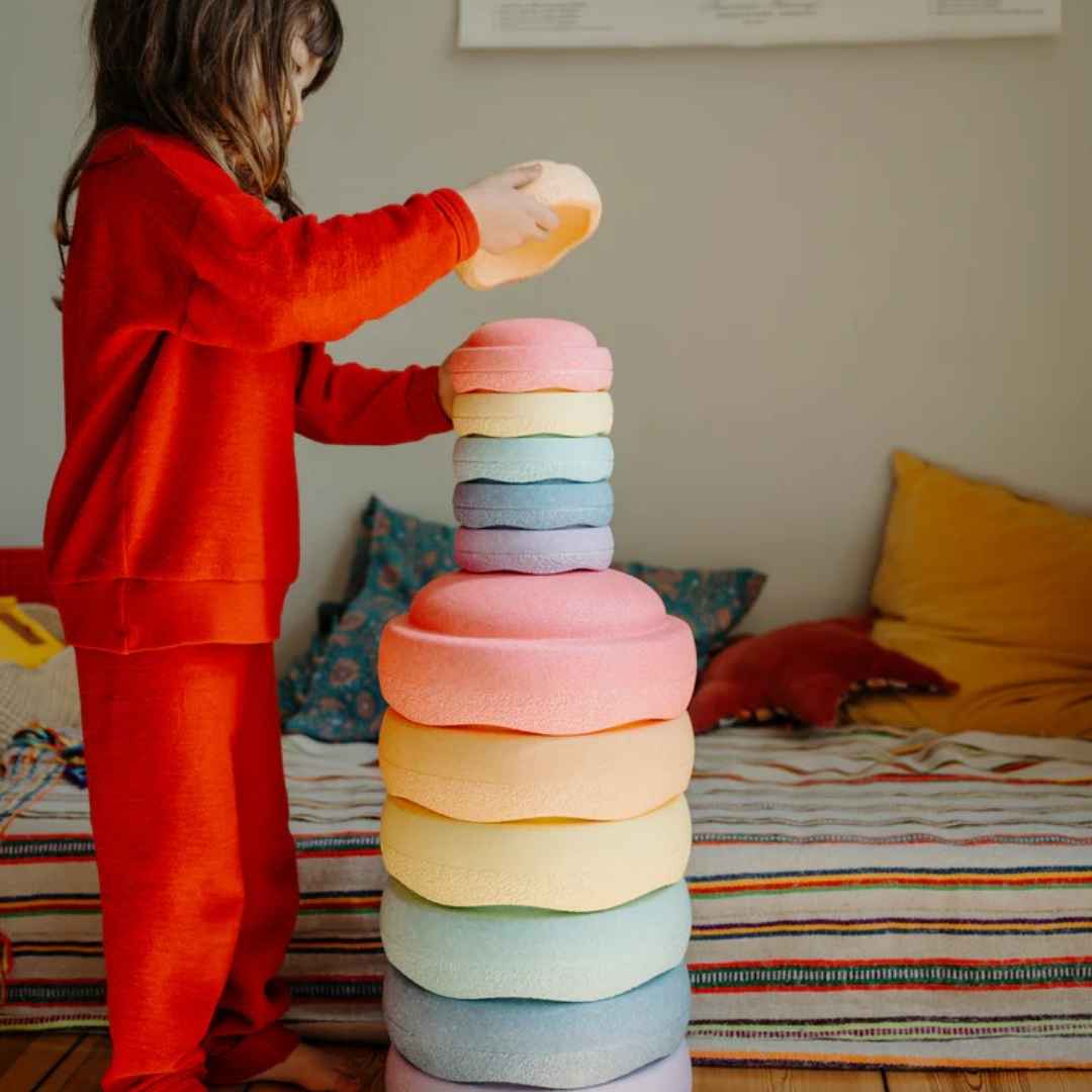 Stacking Stones Mini Rainbow Pastel