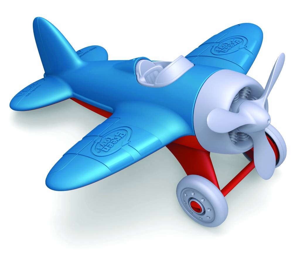 Green Toys vliegtuig blauw