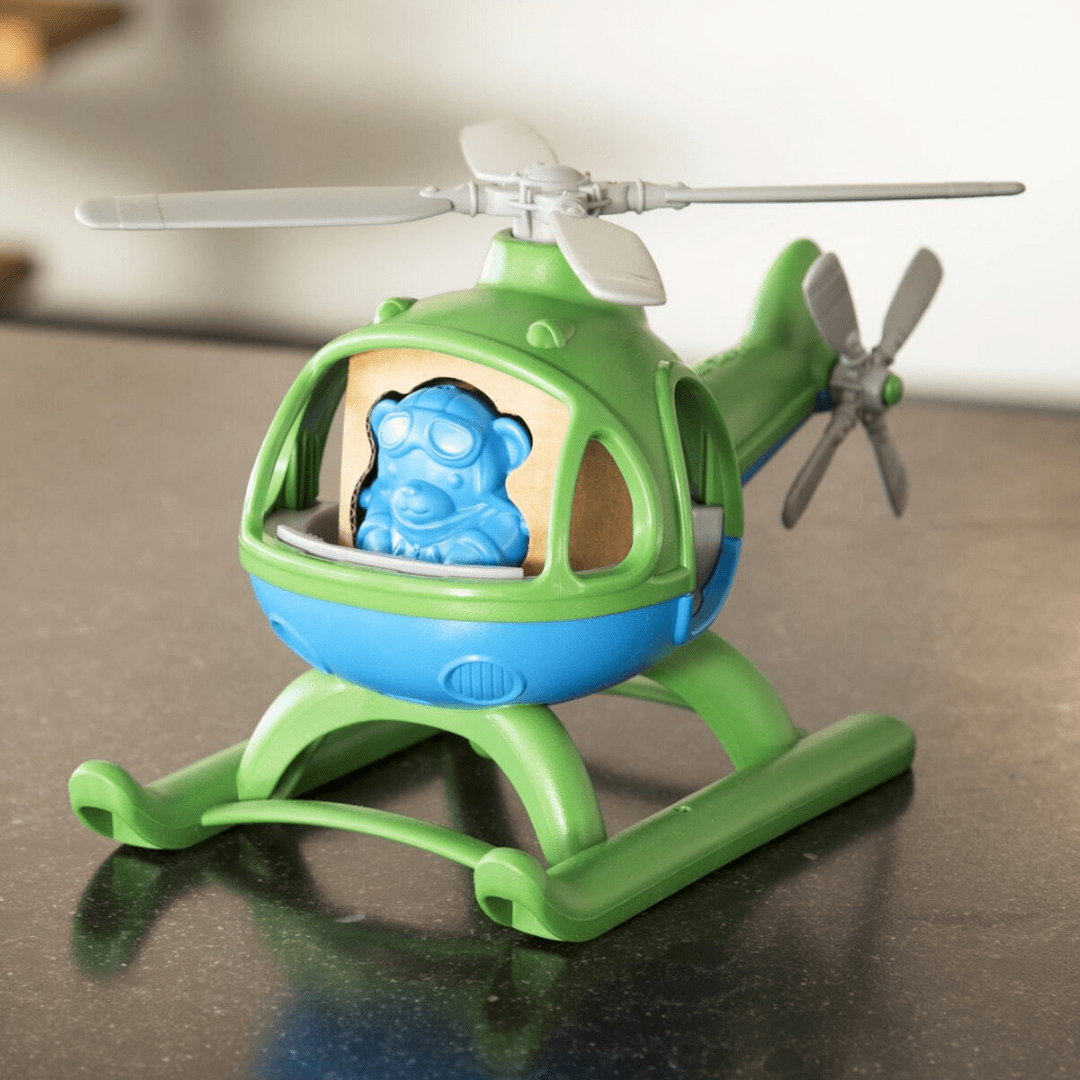 Green Toys helicopter groen