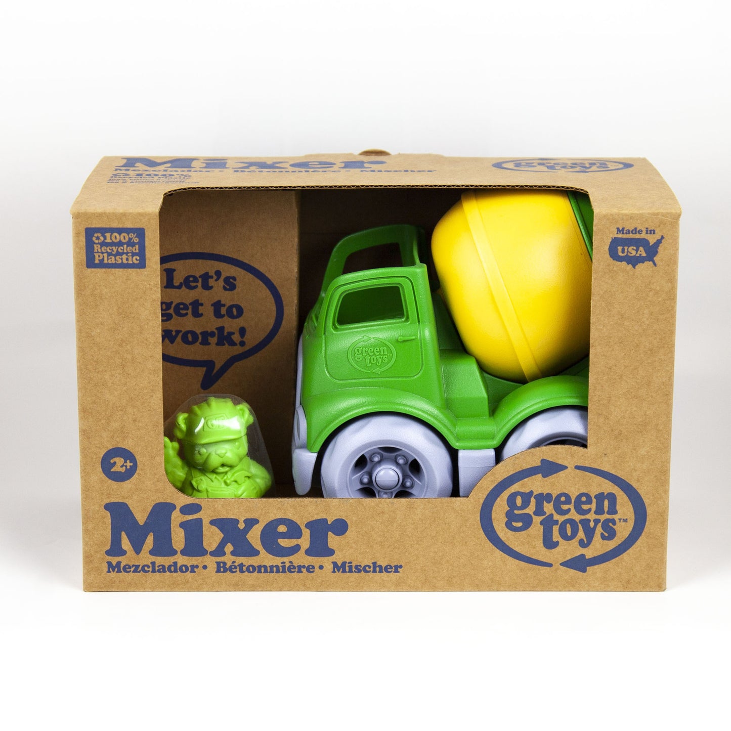 Green Toys mini concrete mixer