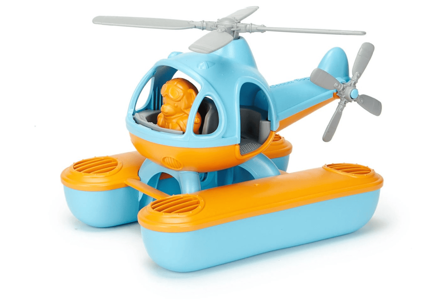 Green Toys waterhelicopter blauw