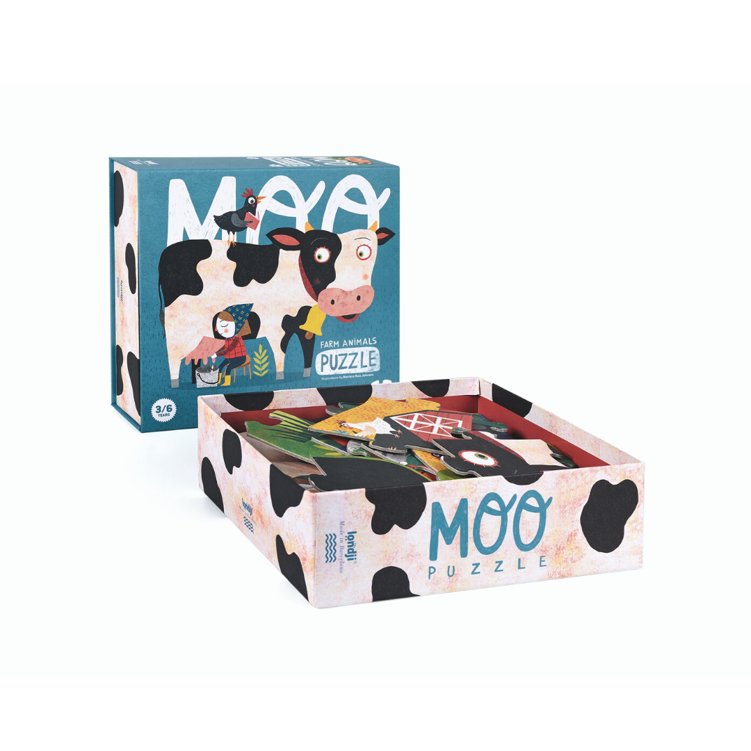 Moo - puzzel animaux de ferme