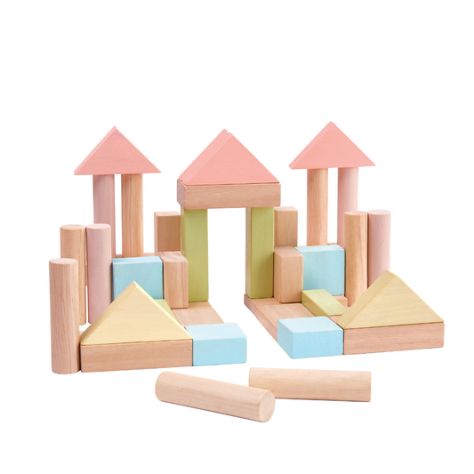 Plan Toys Bouwblokken pastel (40st)