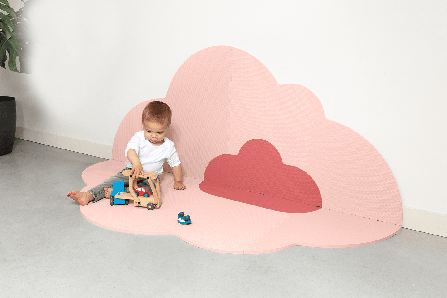 Playmat head in the cloud Blush rose large
