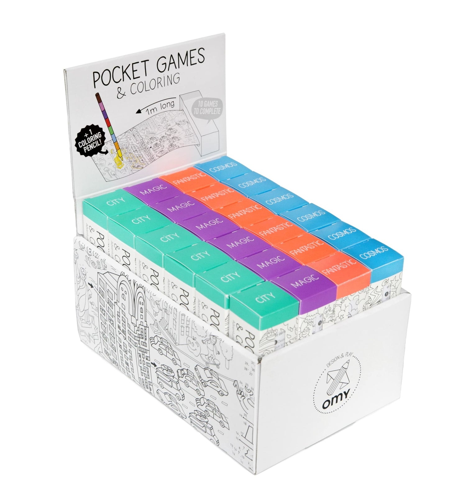 Pocket colouring games (24st)