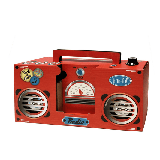 Retro-Oh! Cardboard Radio