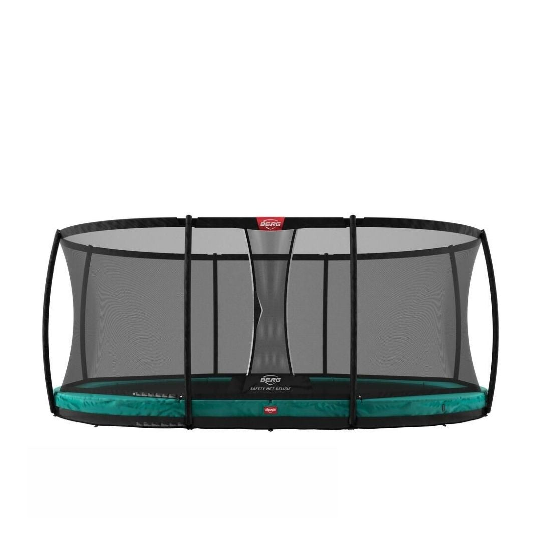 Trampoline Grand Champion Inground 520 green + safety net Deluxe