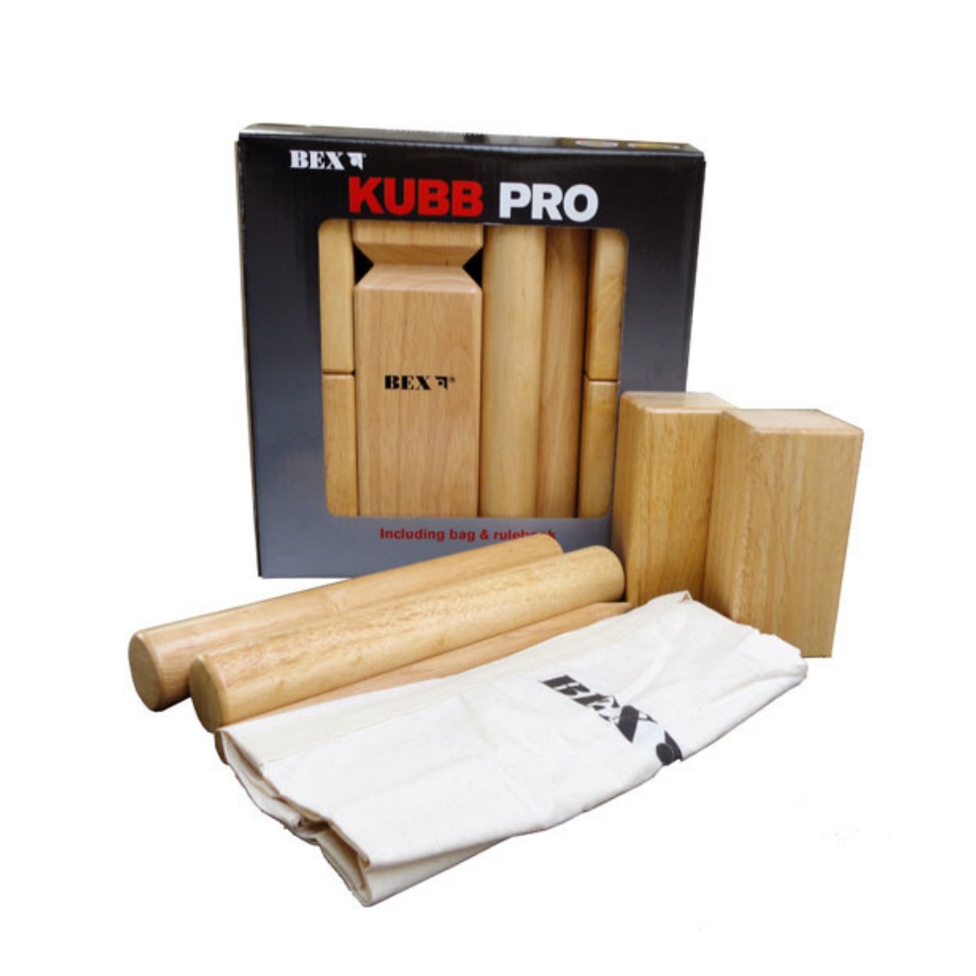 Kubb pro in rubberhout