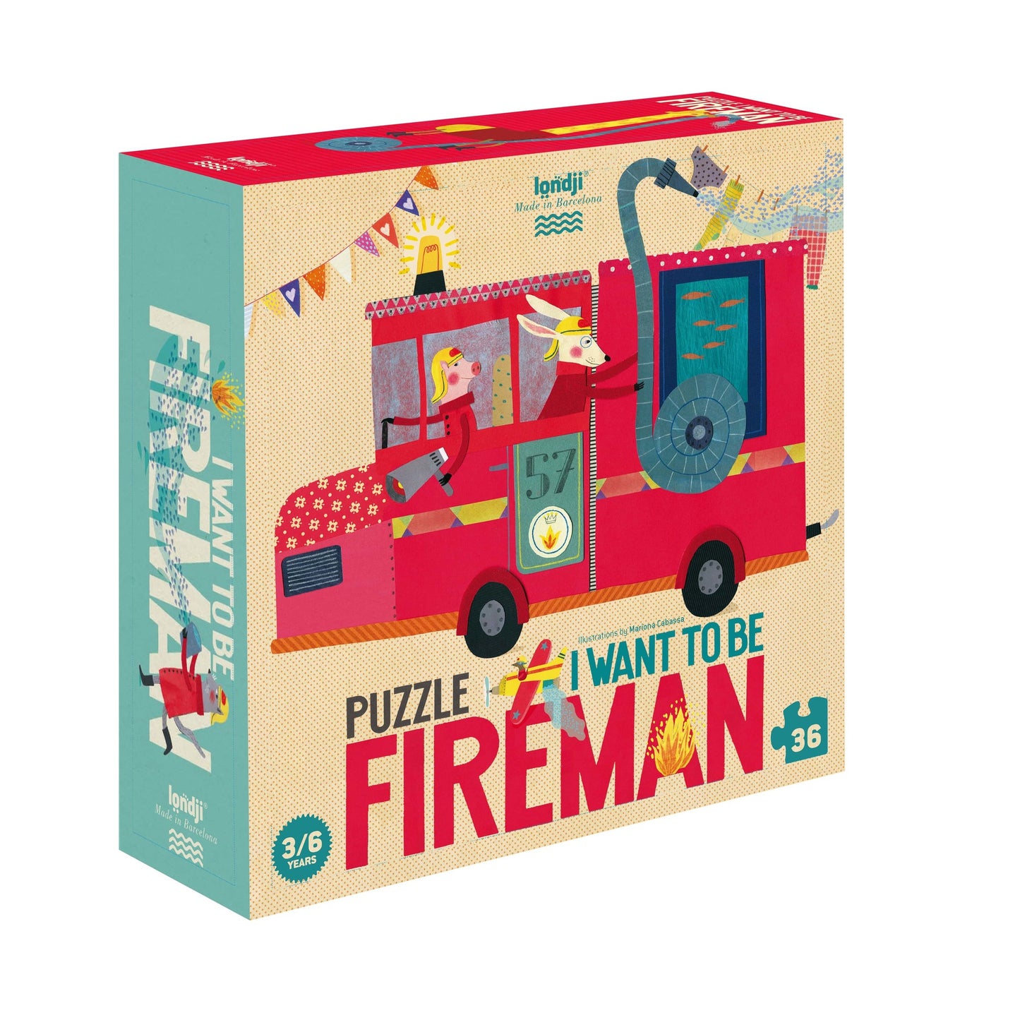 I want to be a firefighter puzzle