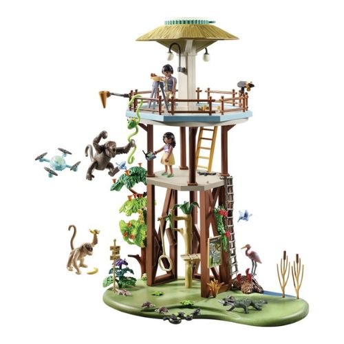 Centre de recherche Playmobil Wiltopia avec boussole 