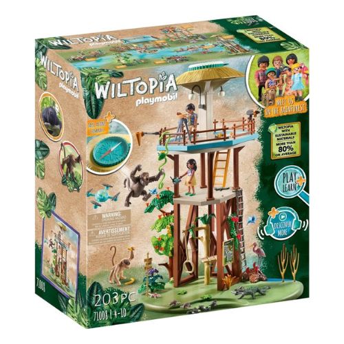 Centre de recherche Playmobil Wiltopia avec boussole 